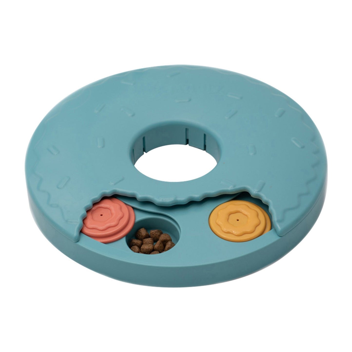SmartyPaws Puzzler Feeder Interactive Dog Toy - Donut Slider - Pooch Luxury