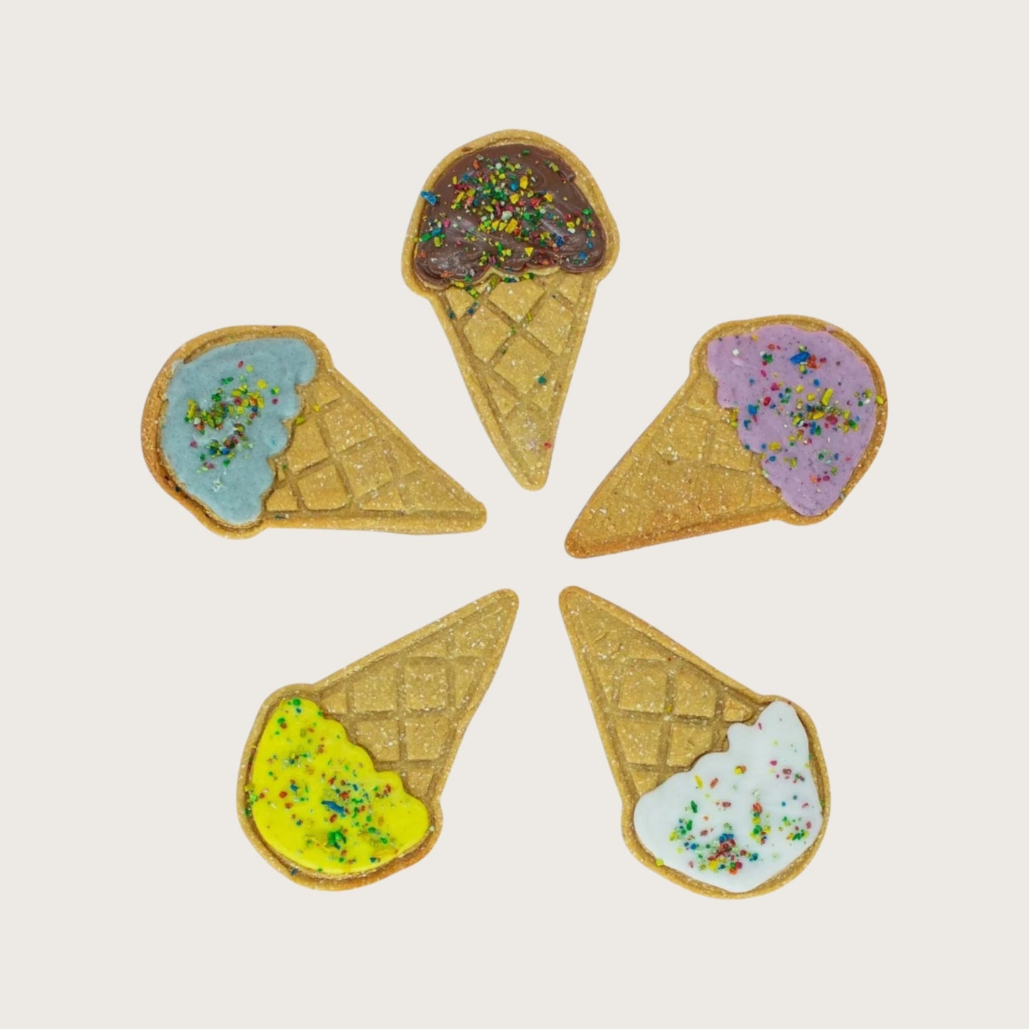 Soft Serve Ice Cream Coomkie Dog Treat - Pooch Luxury