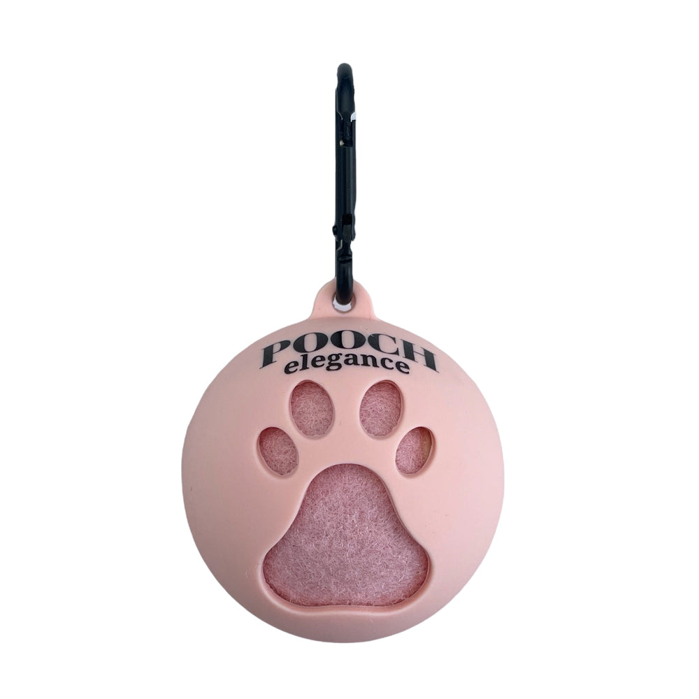 Tennis Ball & Holder - Pastel Pink - Pooch Luxury