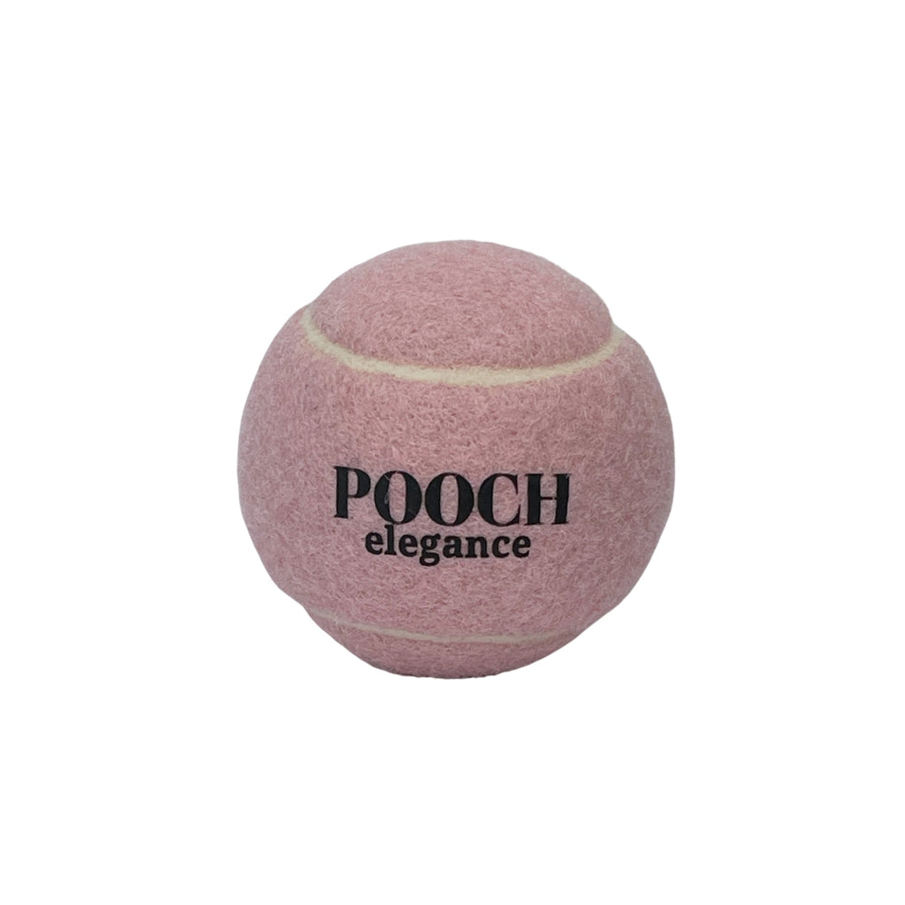 Tennis Ball & Holder - Pastel Pink - Pooch Luxury