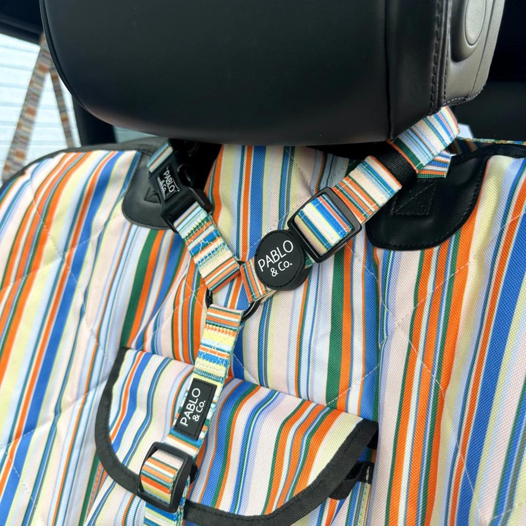 The Cabana Headrest Car Restraint - Pooch Luxury