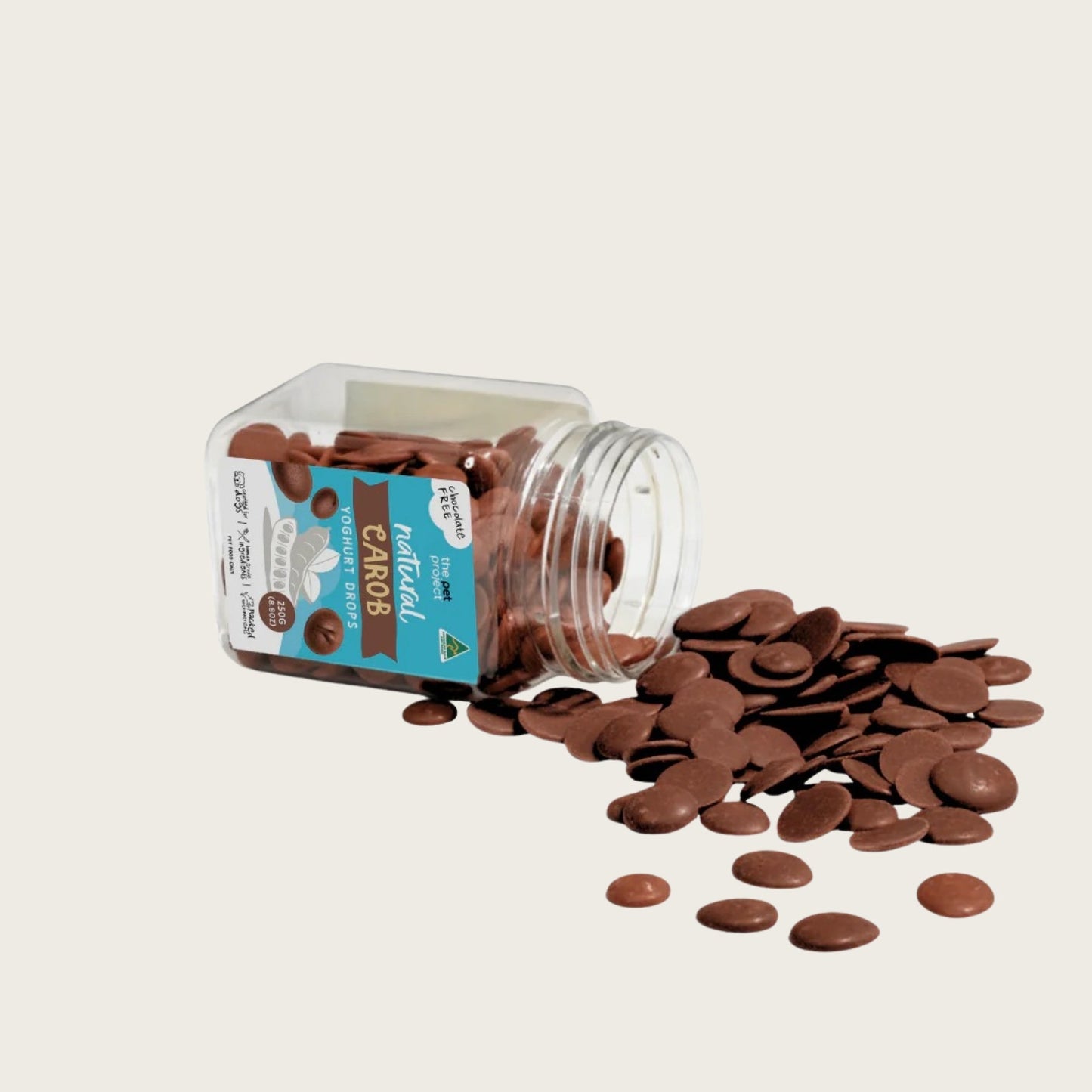 The Pet Project Carob Yoghurt Drops - Pooch Luxury