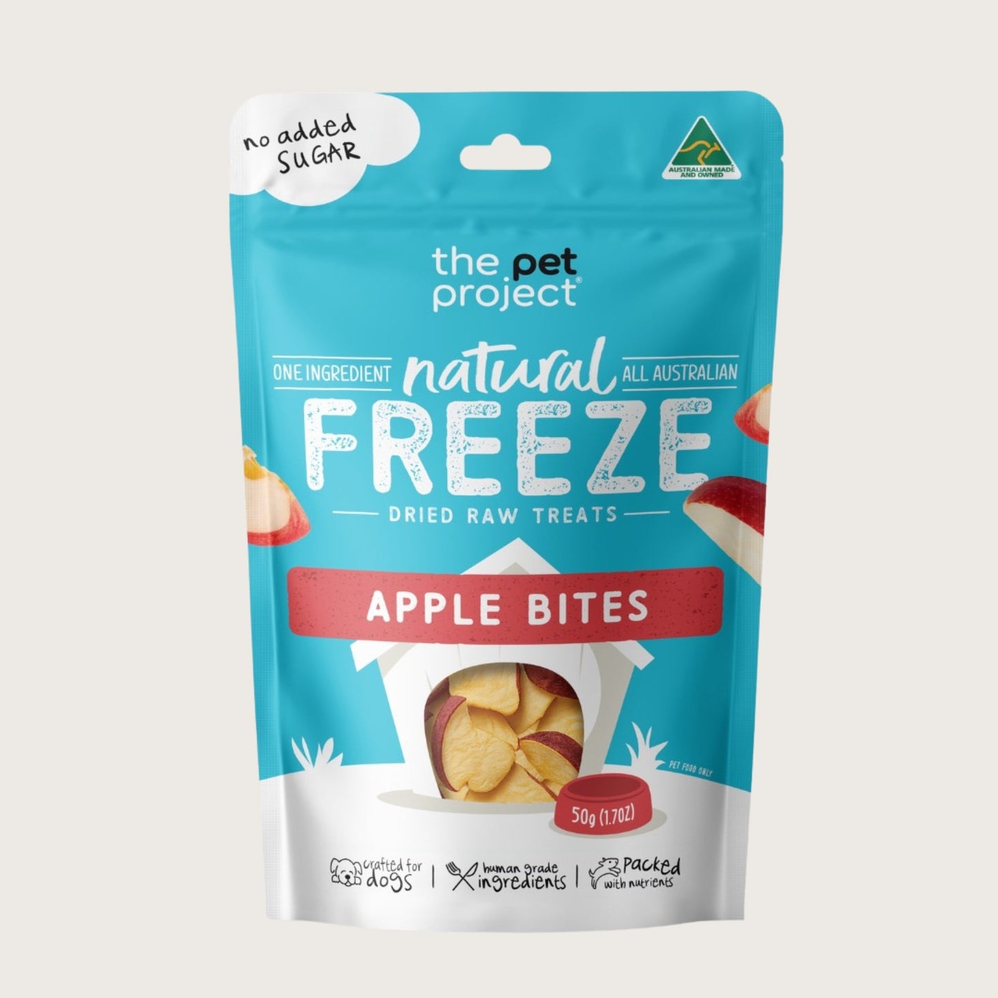 The Pet Project Freeze Dried Apple Bites - Pooch Luxury