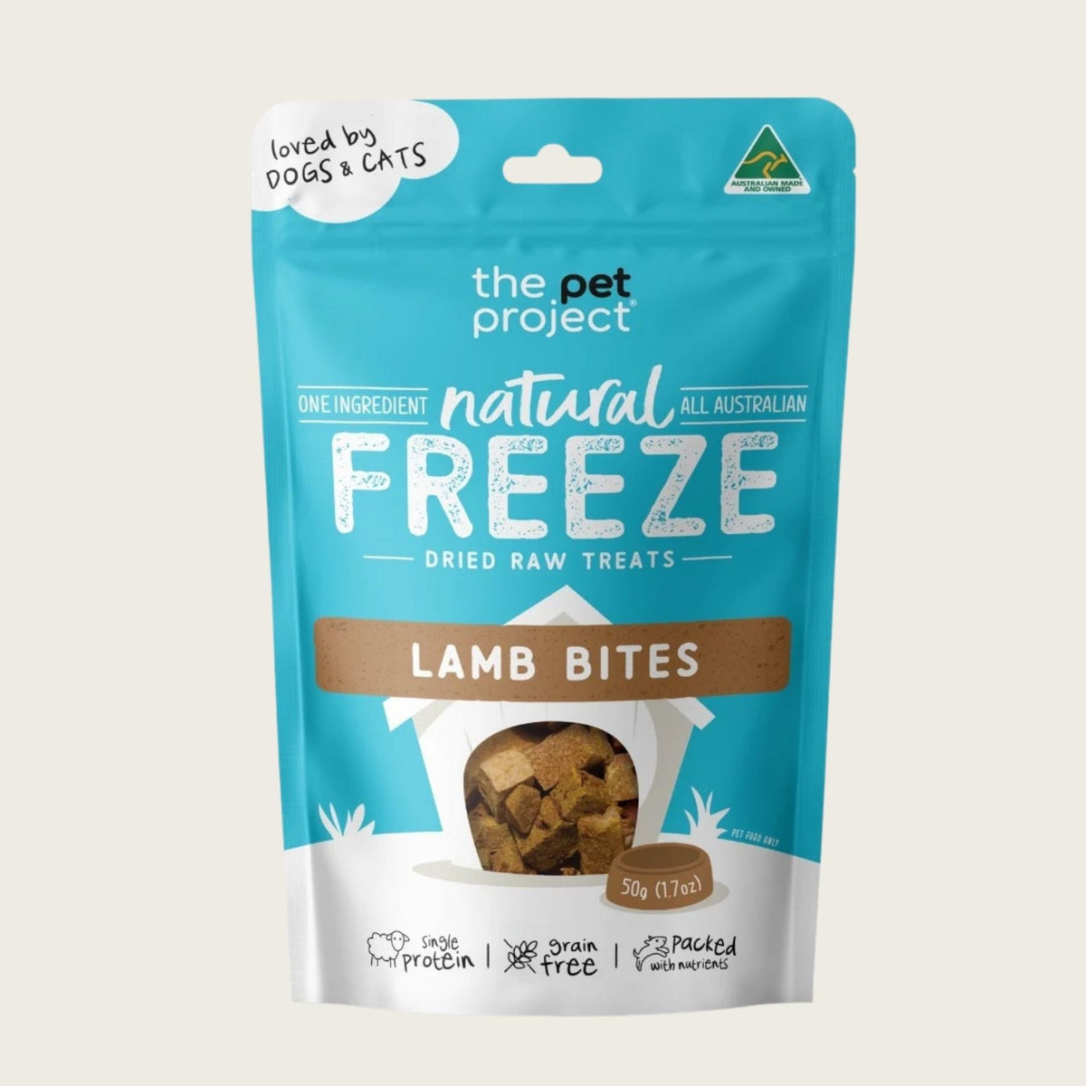 The Pet Project Freeze Dried Lamb Bites - Pooch Luxury