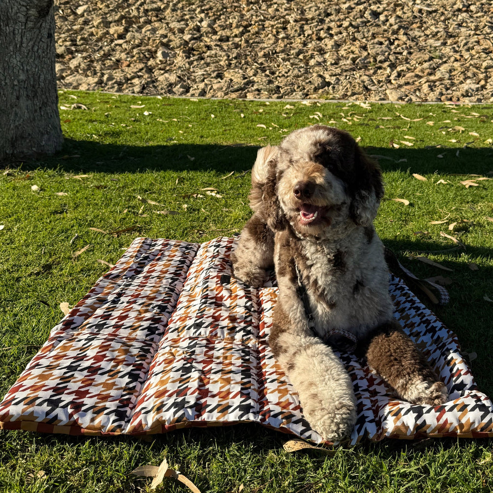 
                      
                        Travel Mat - Houndstooth Beau - Pooch Luxury
                      
                    