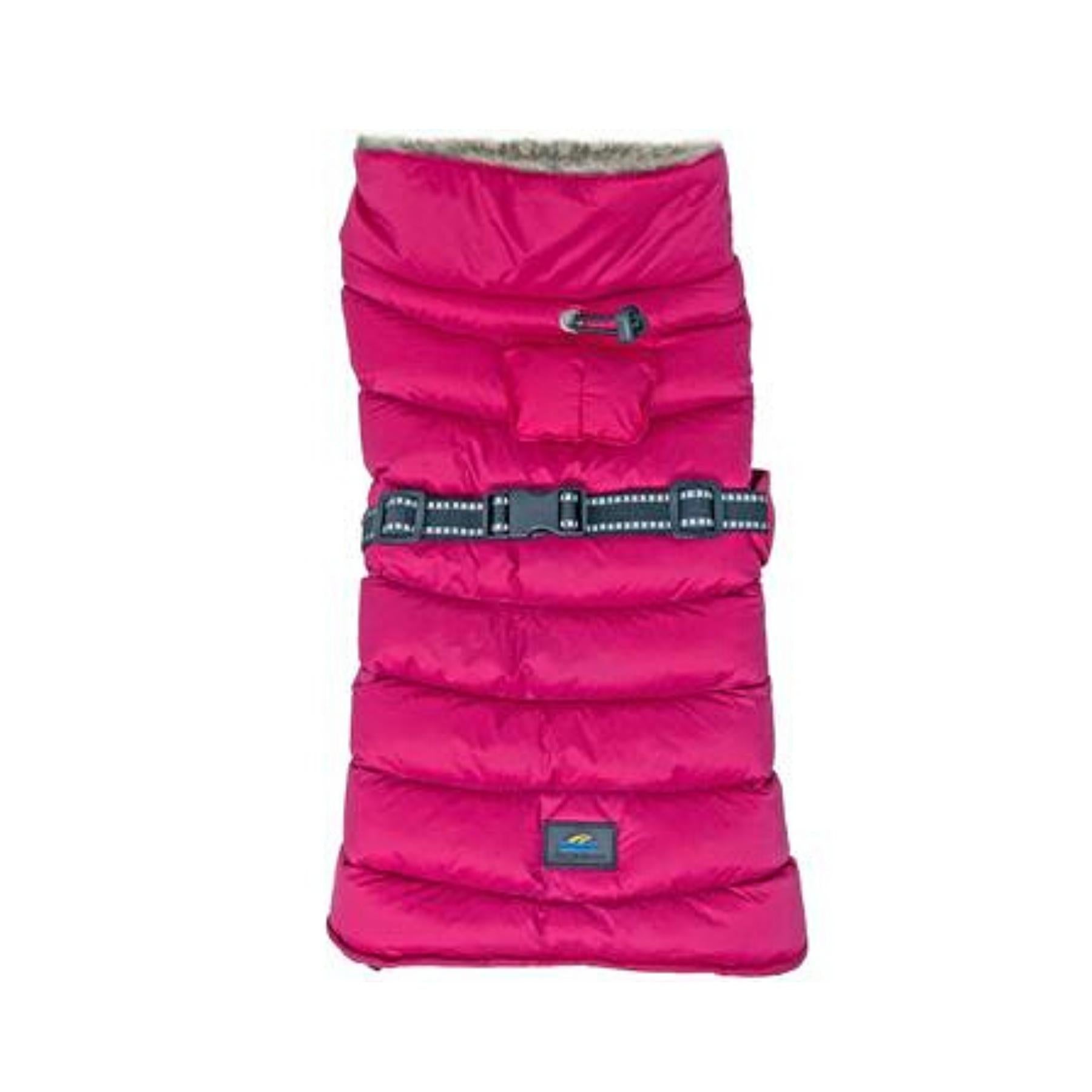 Alpine Extreme Weather Puffer Coat - Pink Peacock - Pooch Luxury