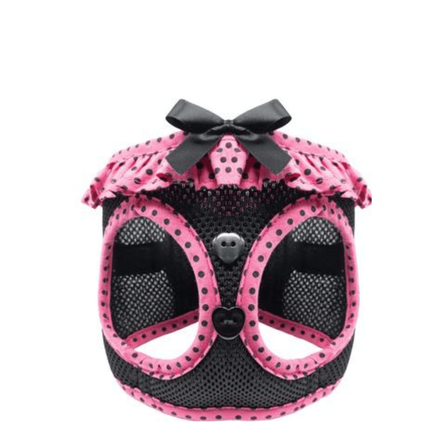 
                  
                    American River Choke Free Dog Harness - Hot Pink and Black Polka Dot - Pooch Luxury
                  
                