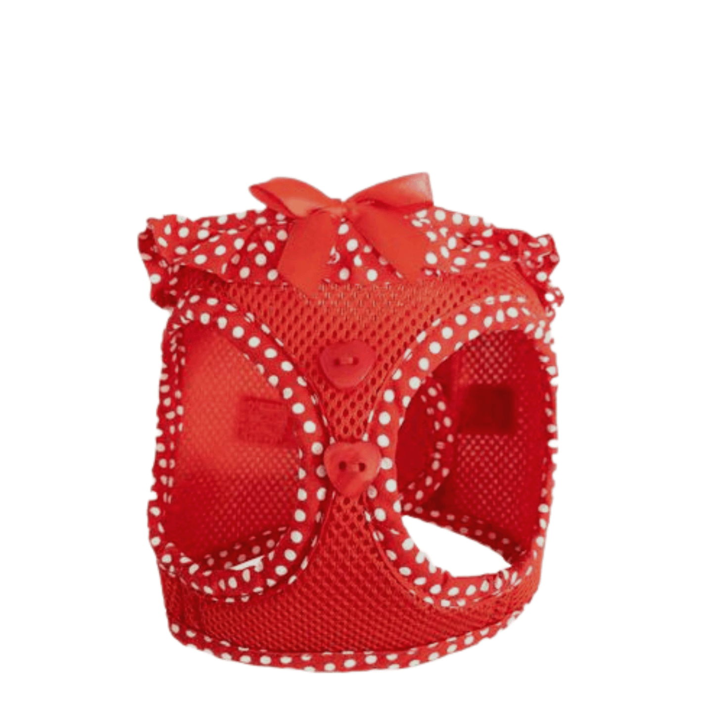 
                  
                    American River Choke Free Dog Harness - Red & White Polka Dot - Pooch Luxury
                  
                