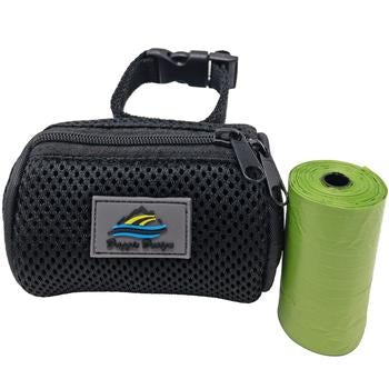 American River Poop Bag Holder - Black - Pooch Luxury