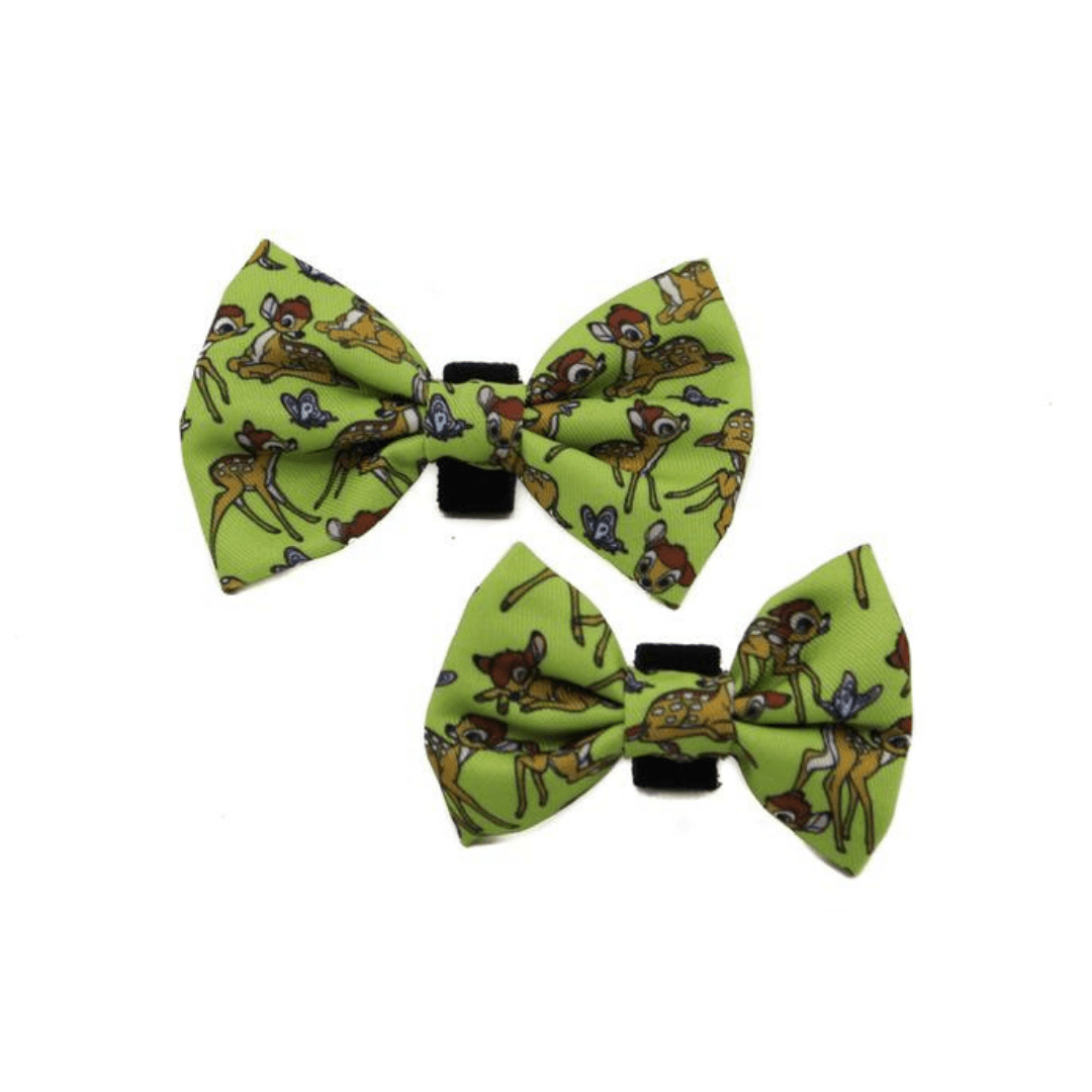 Bambi & Butterflies Bow Tie - Pooch Luxury