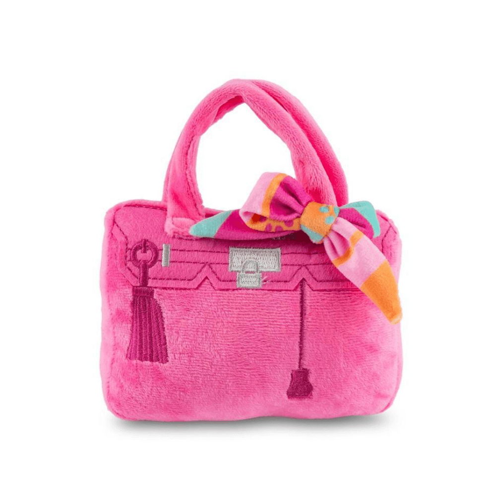 Barkin Bag - Pink with Scarf - Pooch Luxury