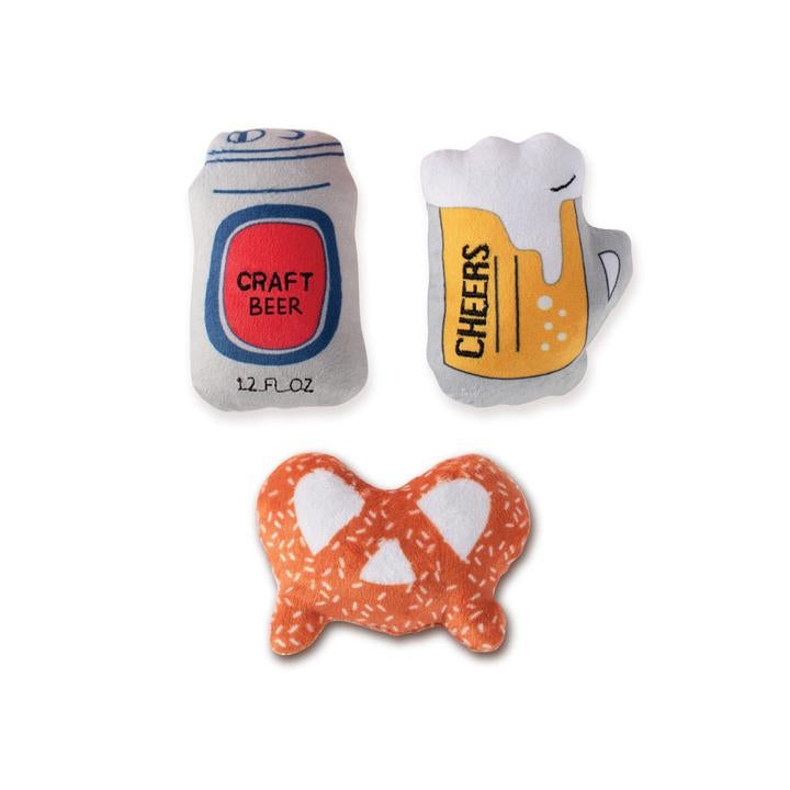 Beer Small Dog Toy Set - Pooch Luxury