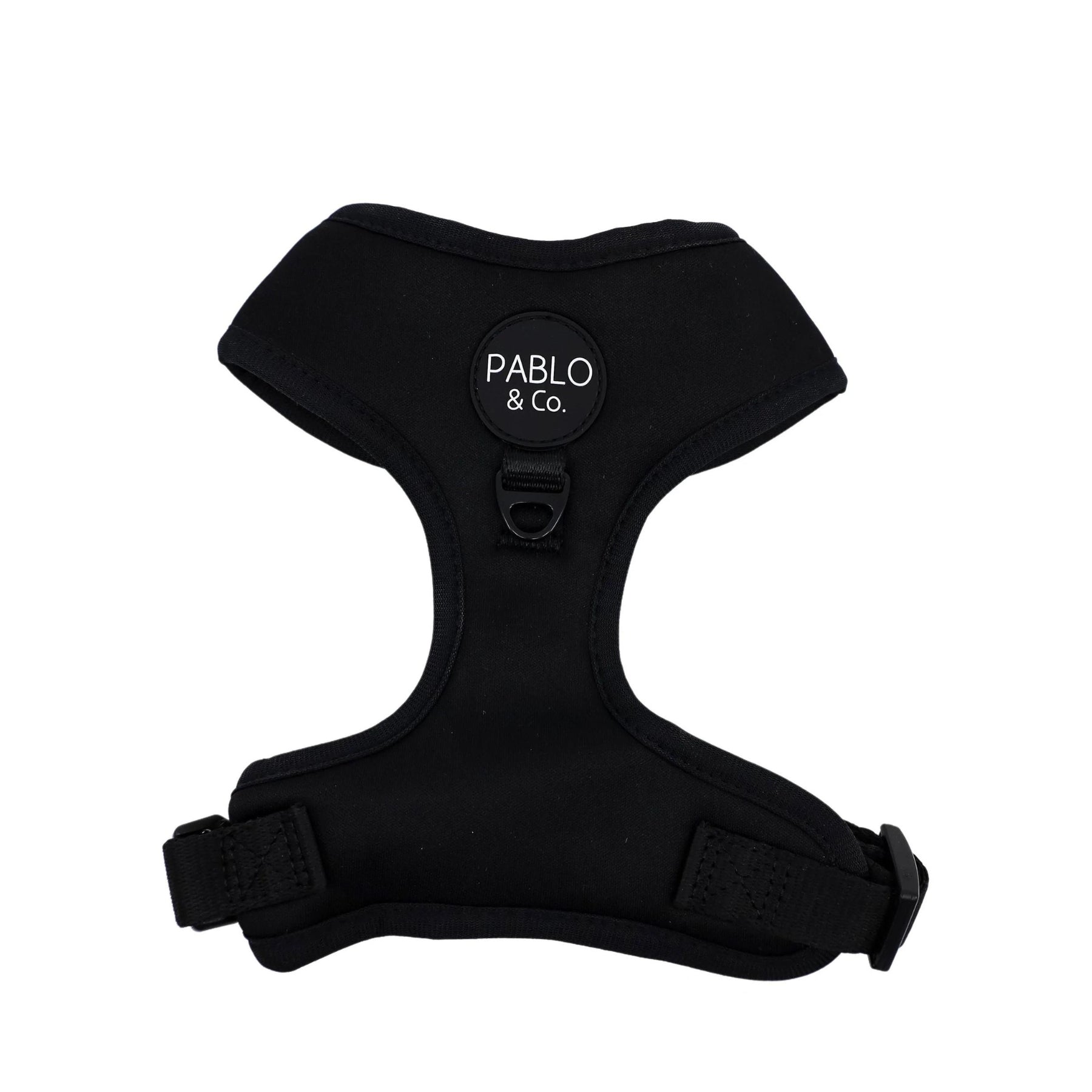 Black Adjustable Dog Harness - Pooch Luxury