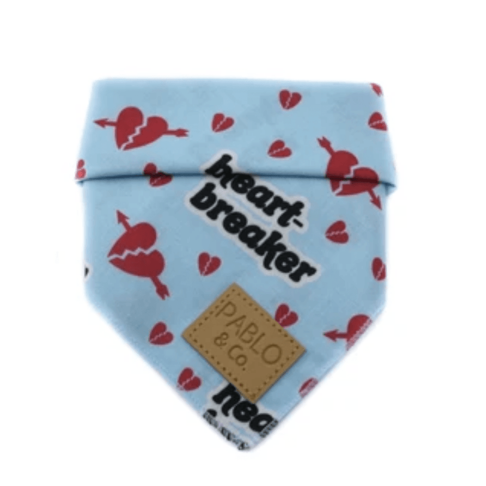 Blue Heartbreaker Bandana - Pooch Luxury