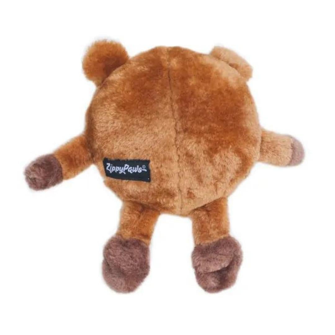 Brainey Squeaker Dog Toy - Bear In Love - Pooch Luxury