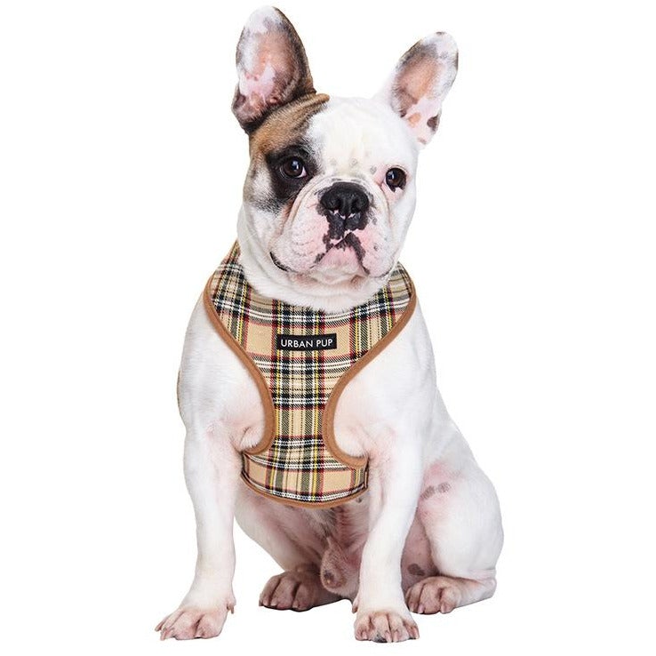 
                  
                    Brown Tartan Dog Harness - Pooch Luxury
                  
                