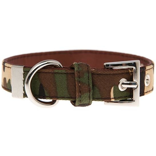 Camouflage Collar - Green - Pooch Luxury
