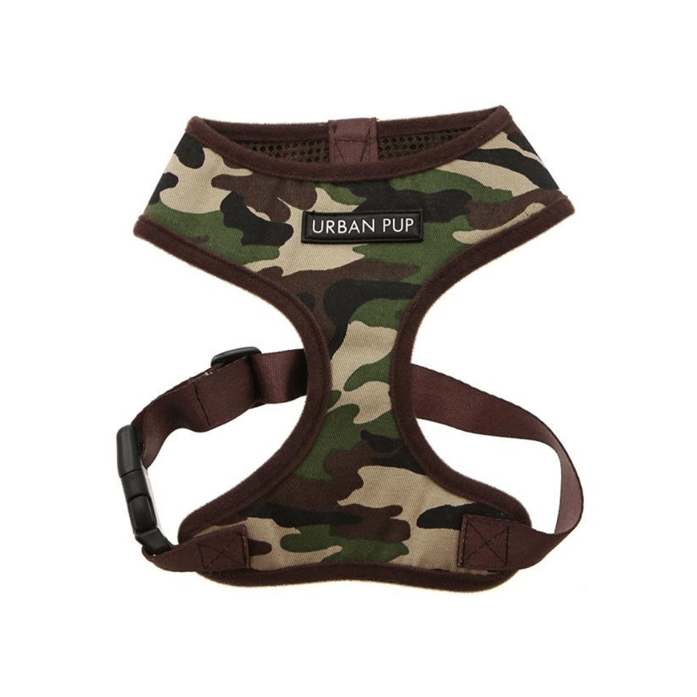 Camouflage Harness - Green - Pooch Luxury