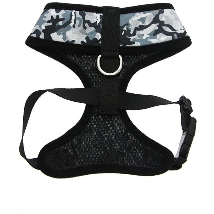 Camouflage Harness Grey - Pooch Luxury