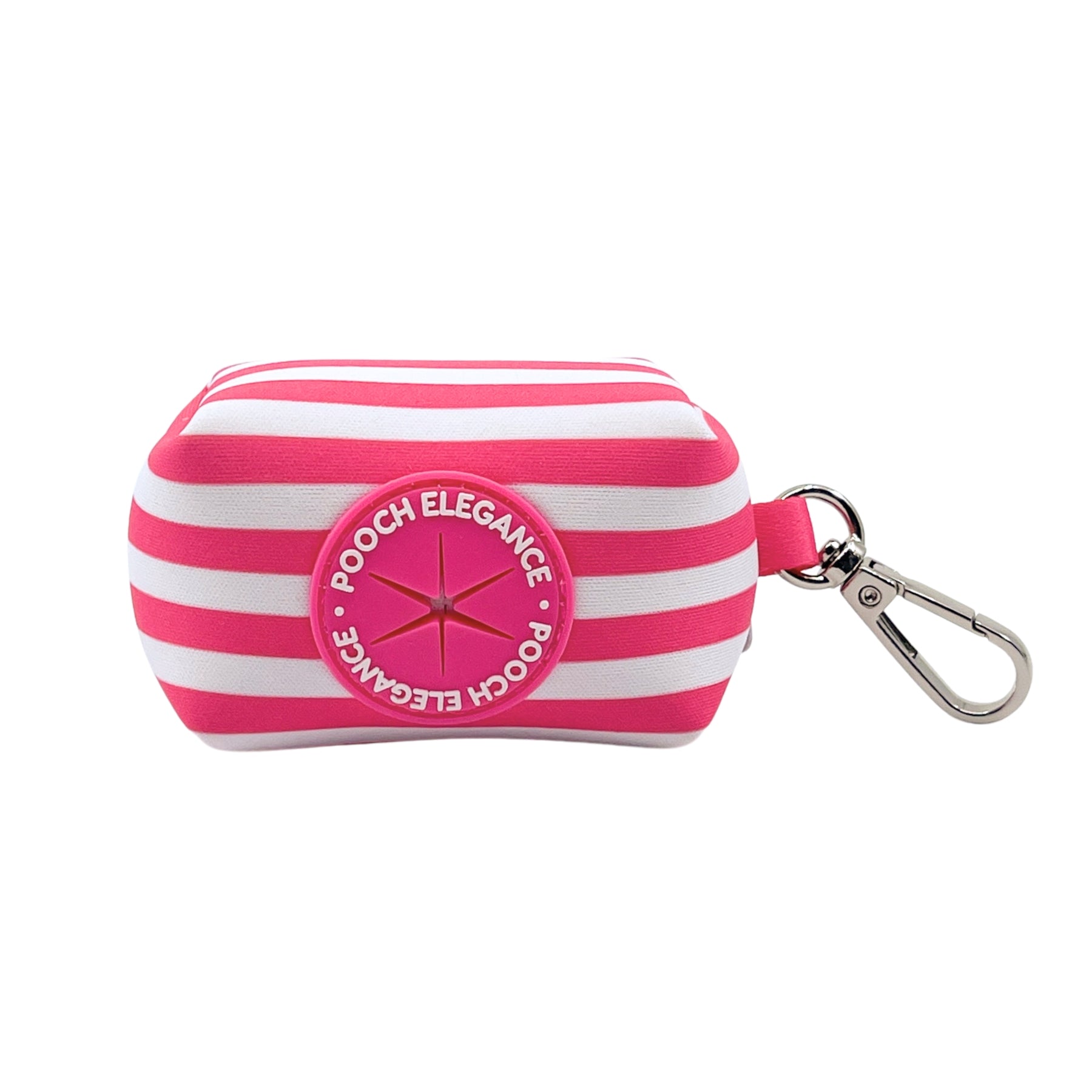 Carnival Stripe - Pink Waste Bag Holder - Pooch Luxury