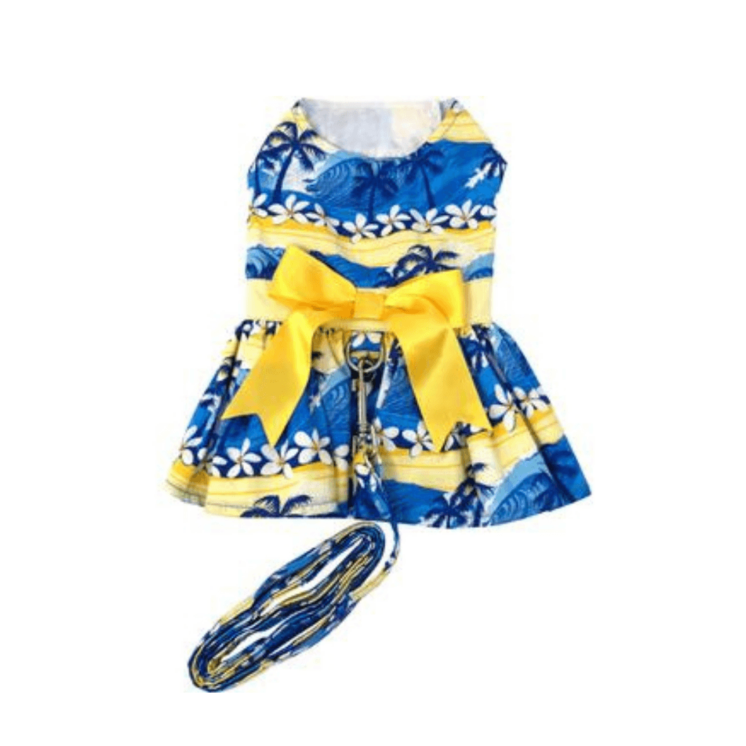 
                  
                    Catching Waves Dog Dress with Matching Leash - Pooch Luxury
                  
                