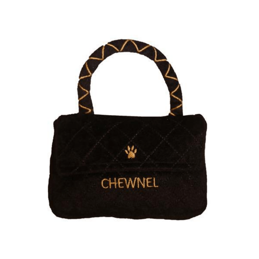 Chewnel Classique Black Purse - Pooch Luxury