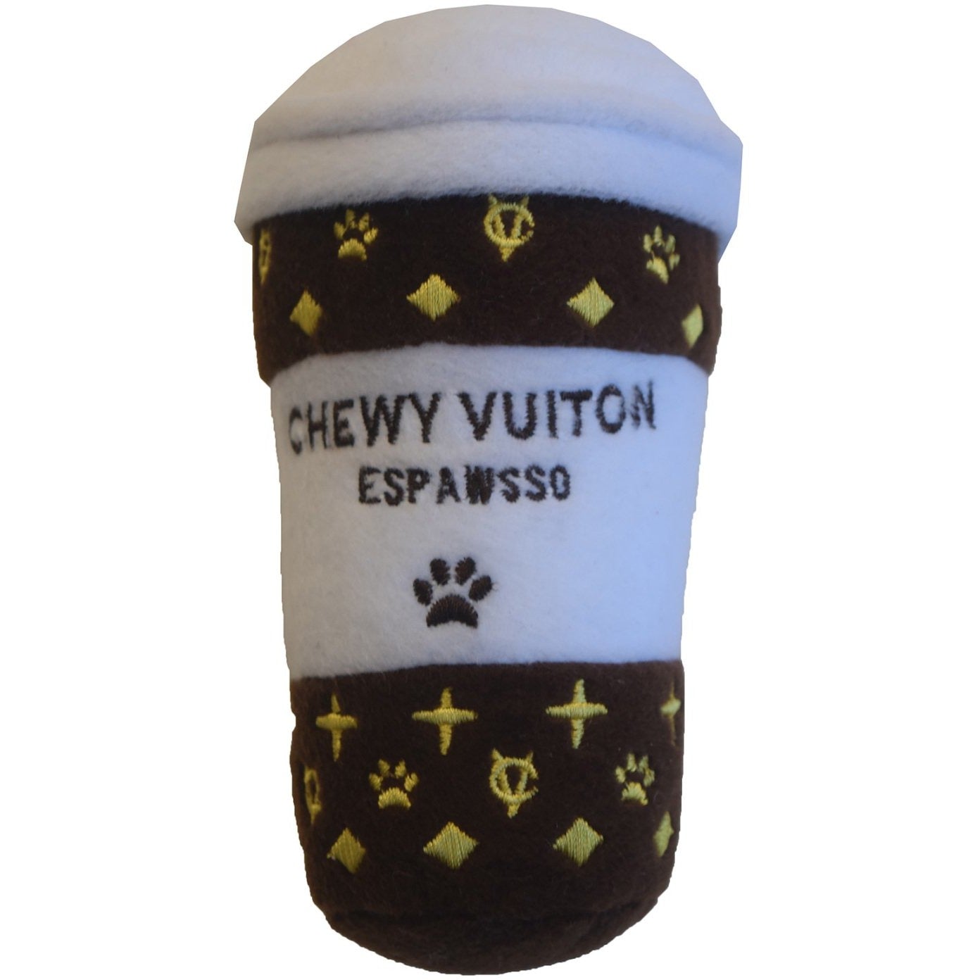 Chewy Vuiton Coffee Espawsso Toy - Pooch Luxury