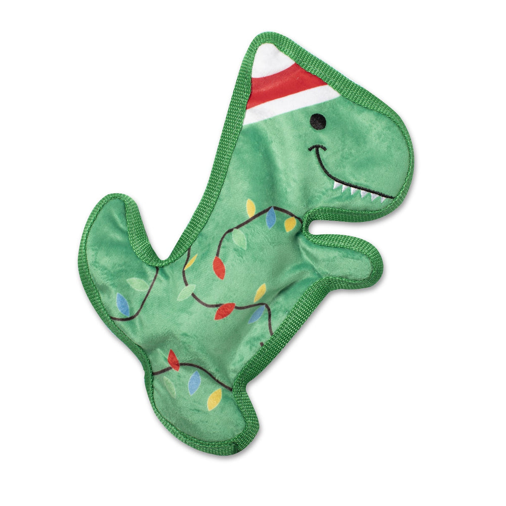 Christmas Rex DurablePlush Dog Toy - Pooch Luxury