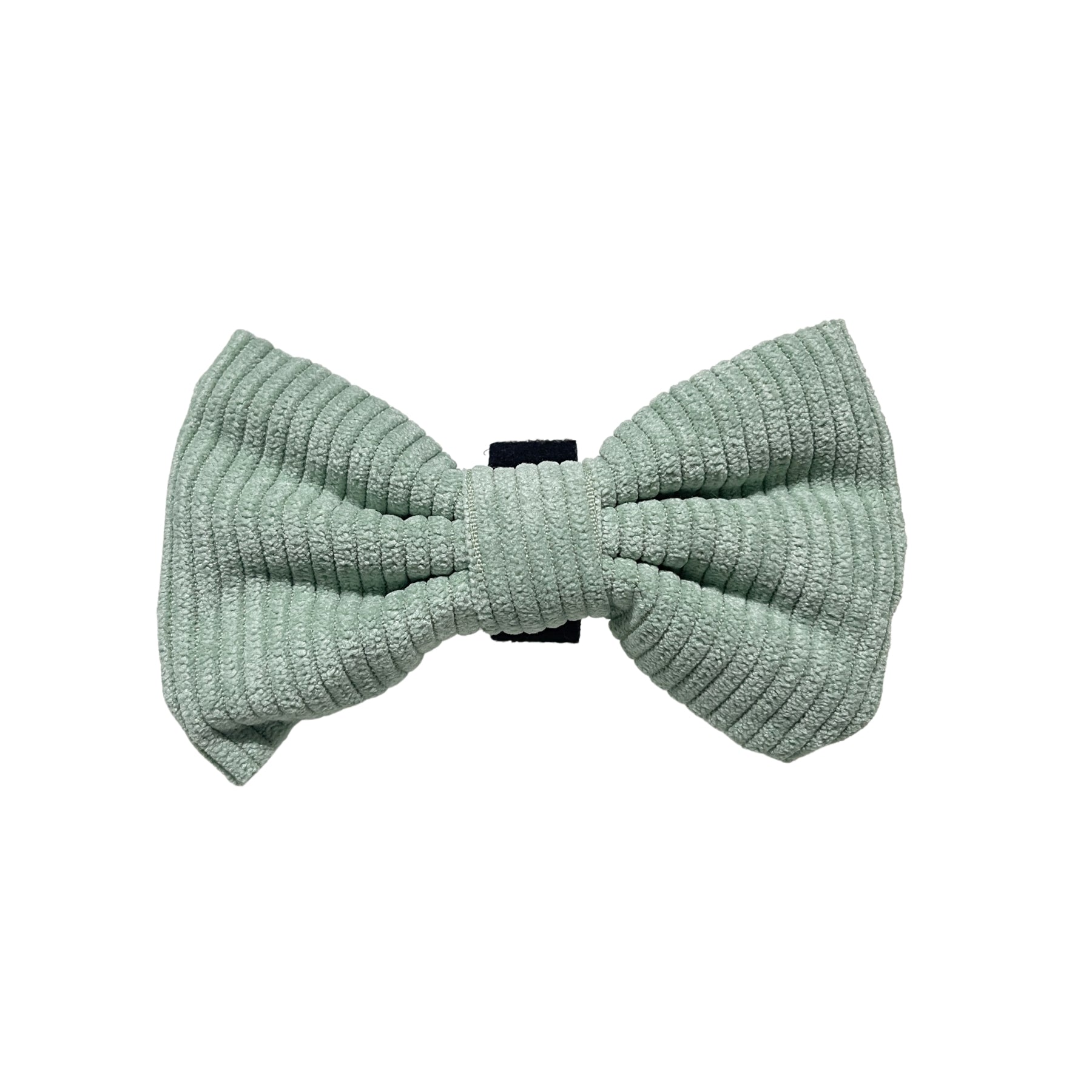 Corduroy Bow Tie - Green Mist - Pooch Luxury
