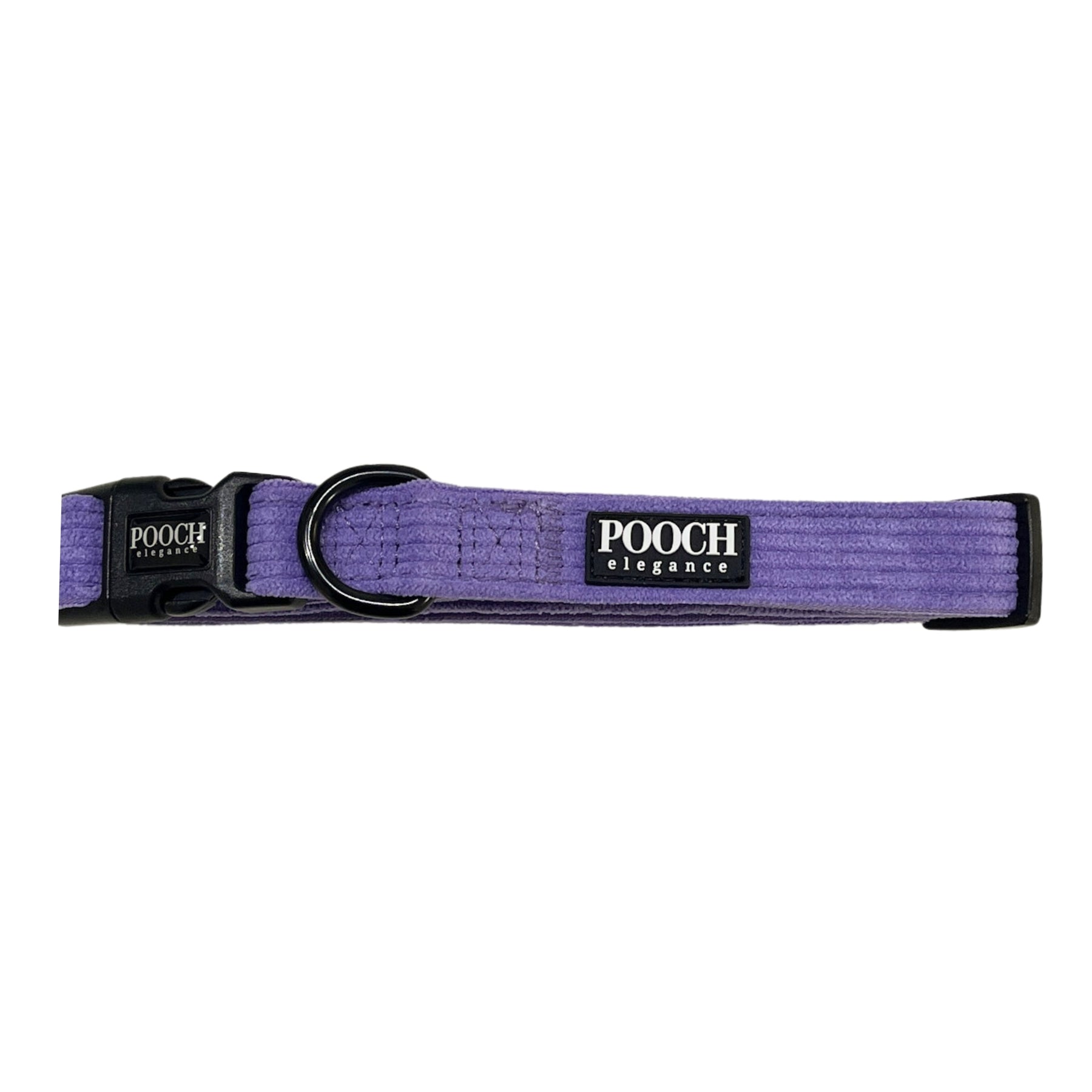 Corduroy Dog Collar - Dusty Purple - Pooch Luxury