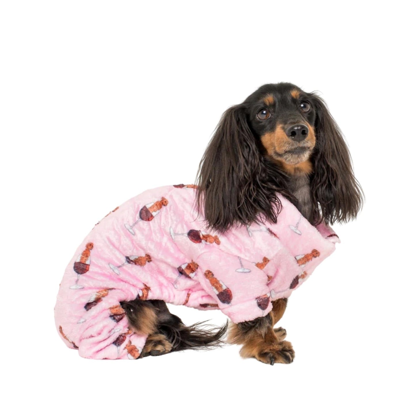 Dachshunds and Wine Onesie - Pooch Luxury