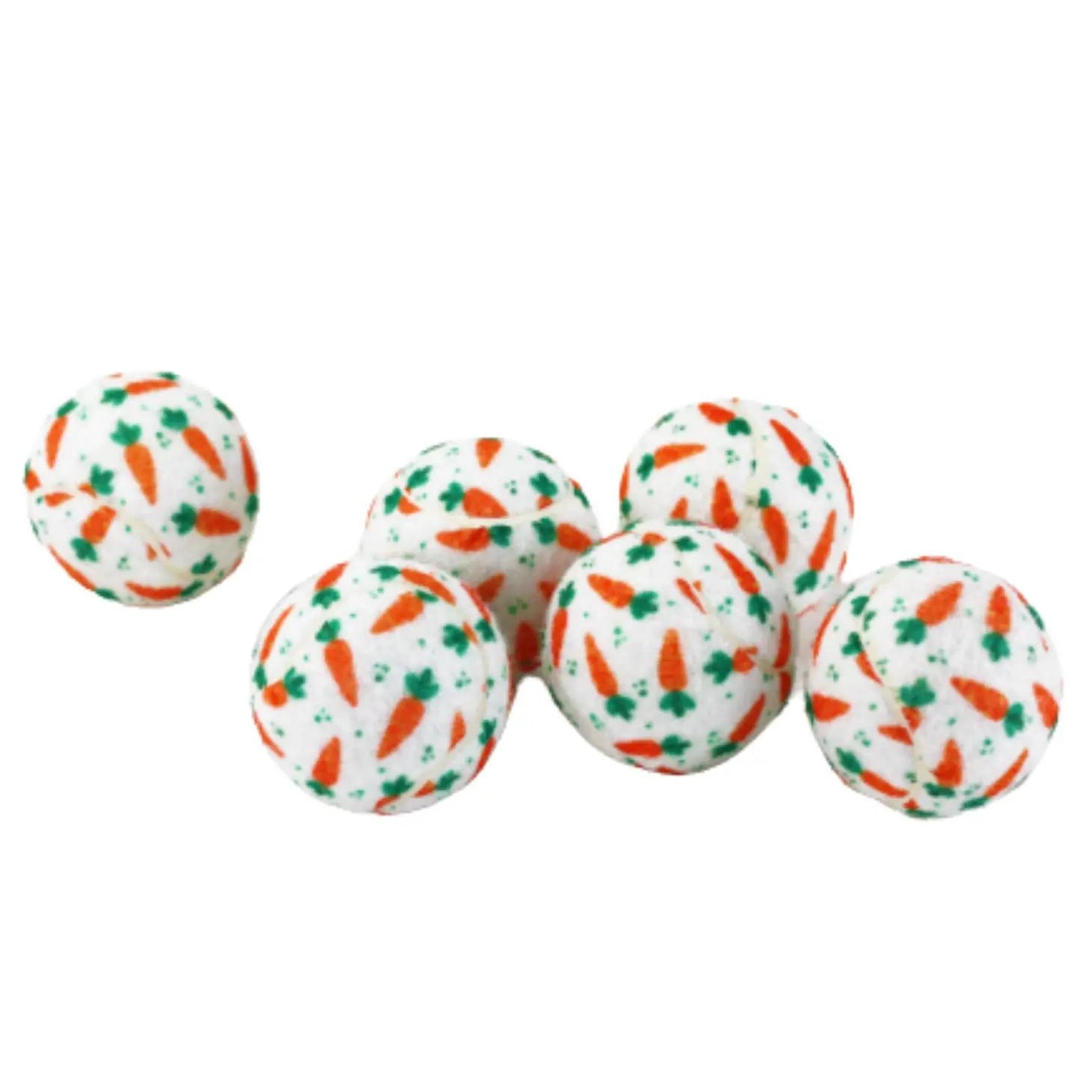 Easter Carrot Dog Tennis Balls - Pooch Luxury