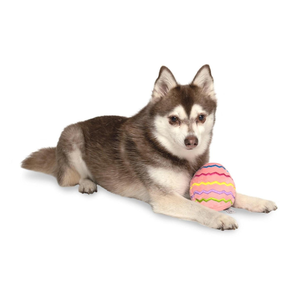 
                  
                    Easter Egg Plush Dog Toy - Pink - Pooch Luxury
                  
                