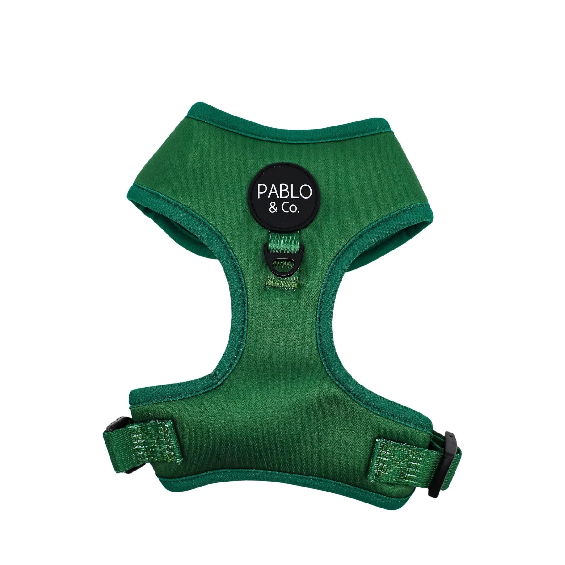 Forest Green Adjustable Dog Harness - Pooch Luxury