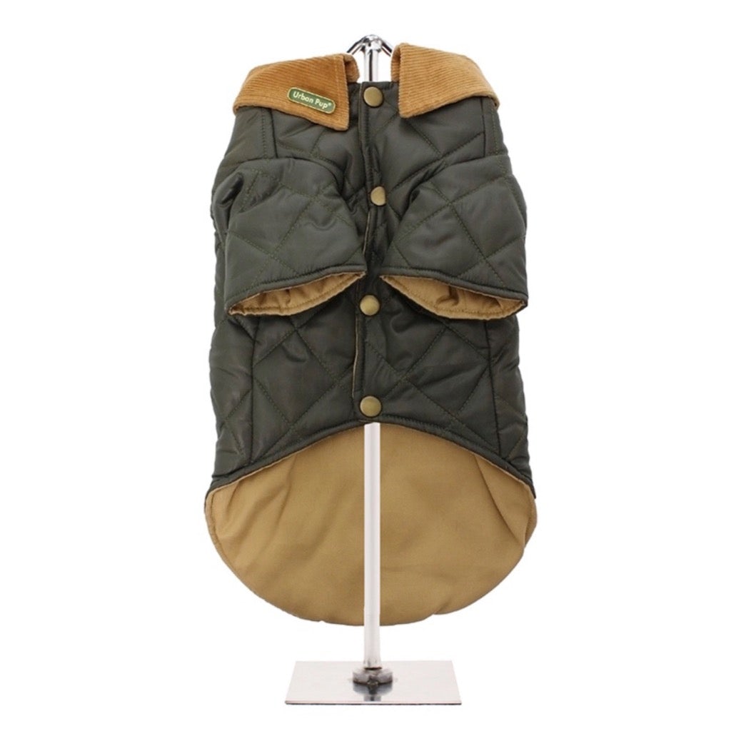 
                  
                    Forest Green Quilted Town & Country Coat - Pooch Luxury
                  
                