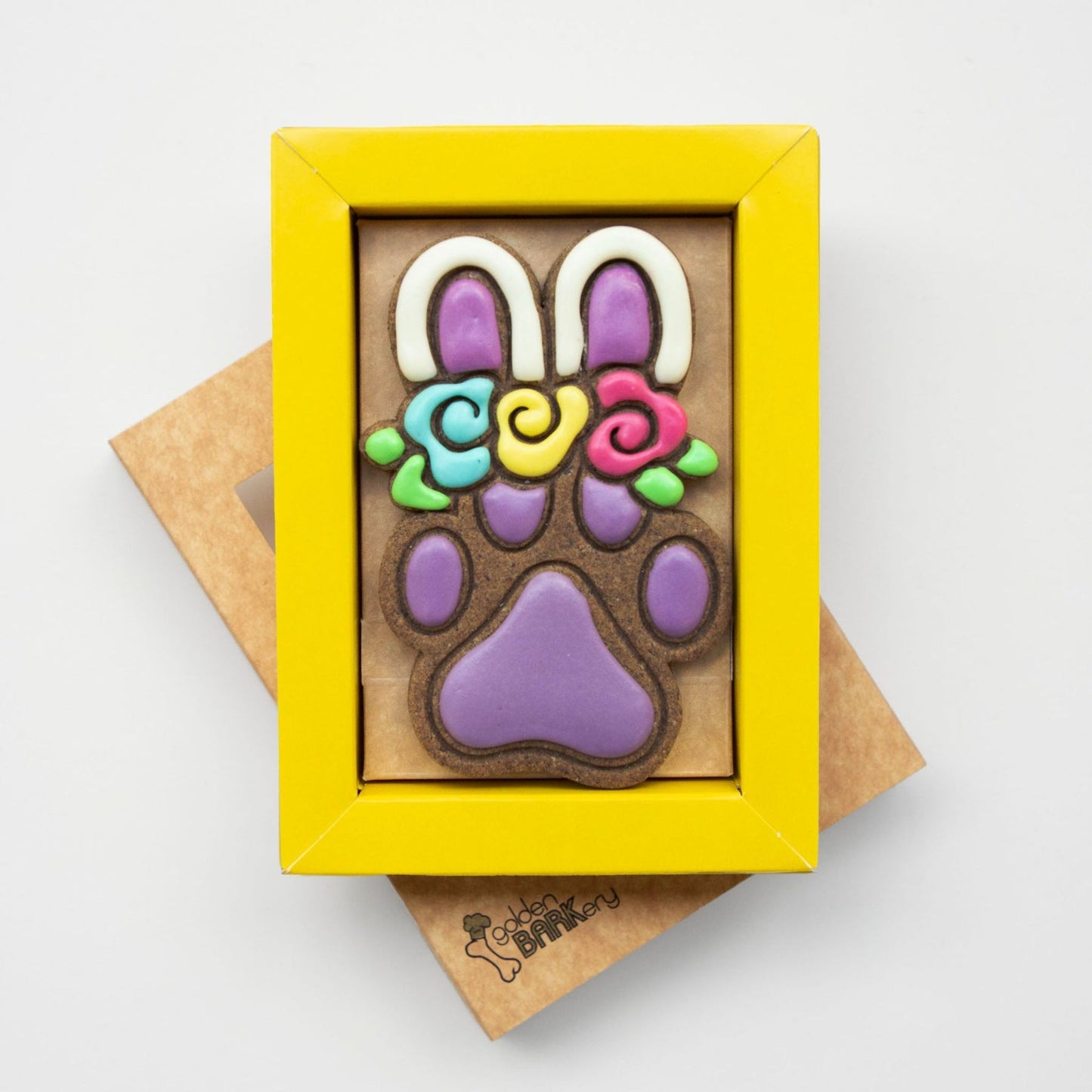
                  
                    golden BARKery Easter Dog Treats - Dog Paw Bunny Ears - Pooch Luxury
                  
                