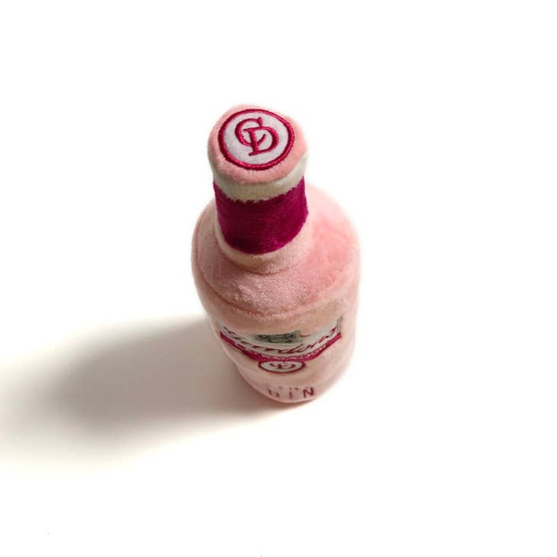 Grrrdon's Pink Gin Bottle Plush Dog Toy - Pooch Luxury