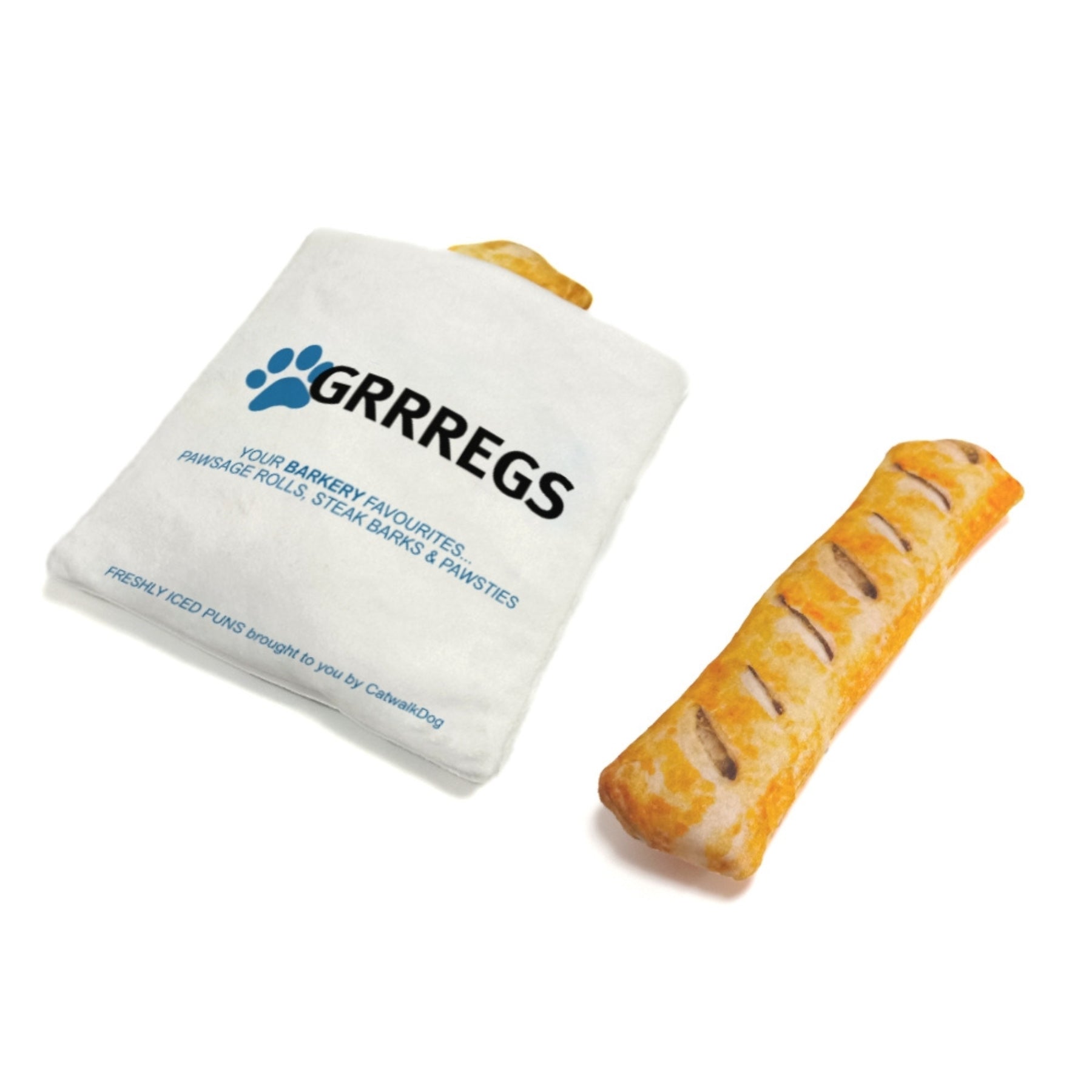 Grrregs Sausage Roll & Bag - Pooch Luxury