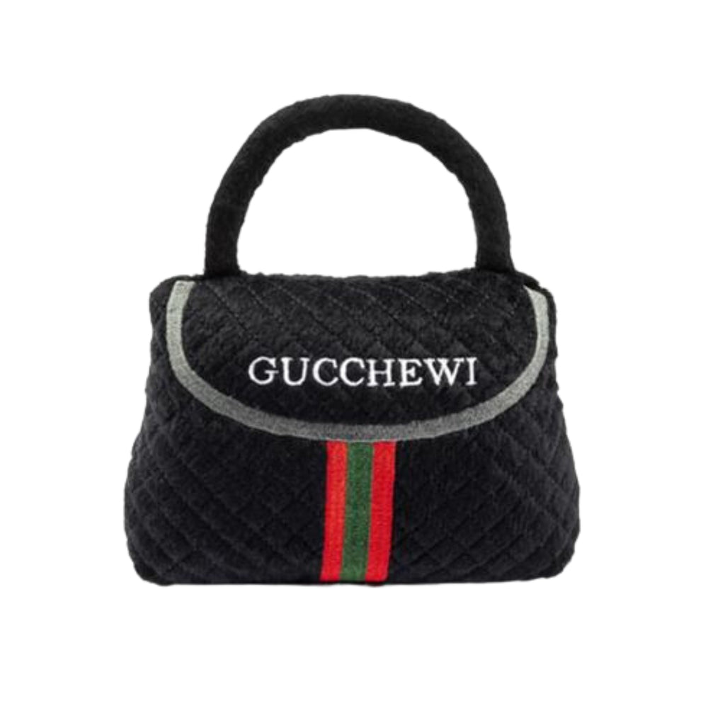 Gucchewi Striped Purse - Pooch Luxury