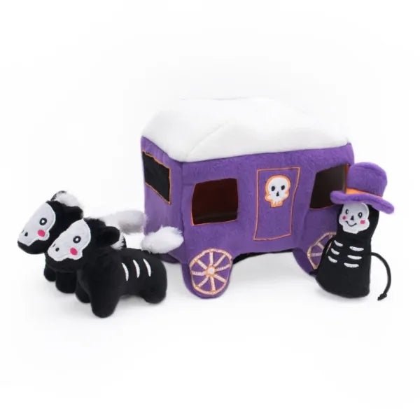 Halloween Burrow Dog Toy - Haunted Carriage - Pooch Luxury