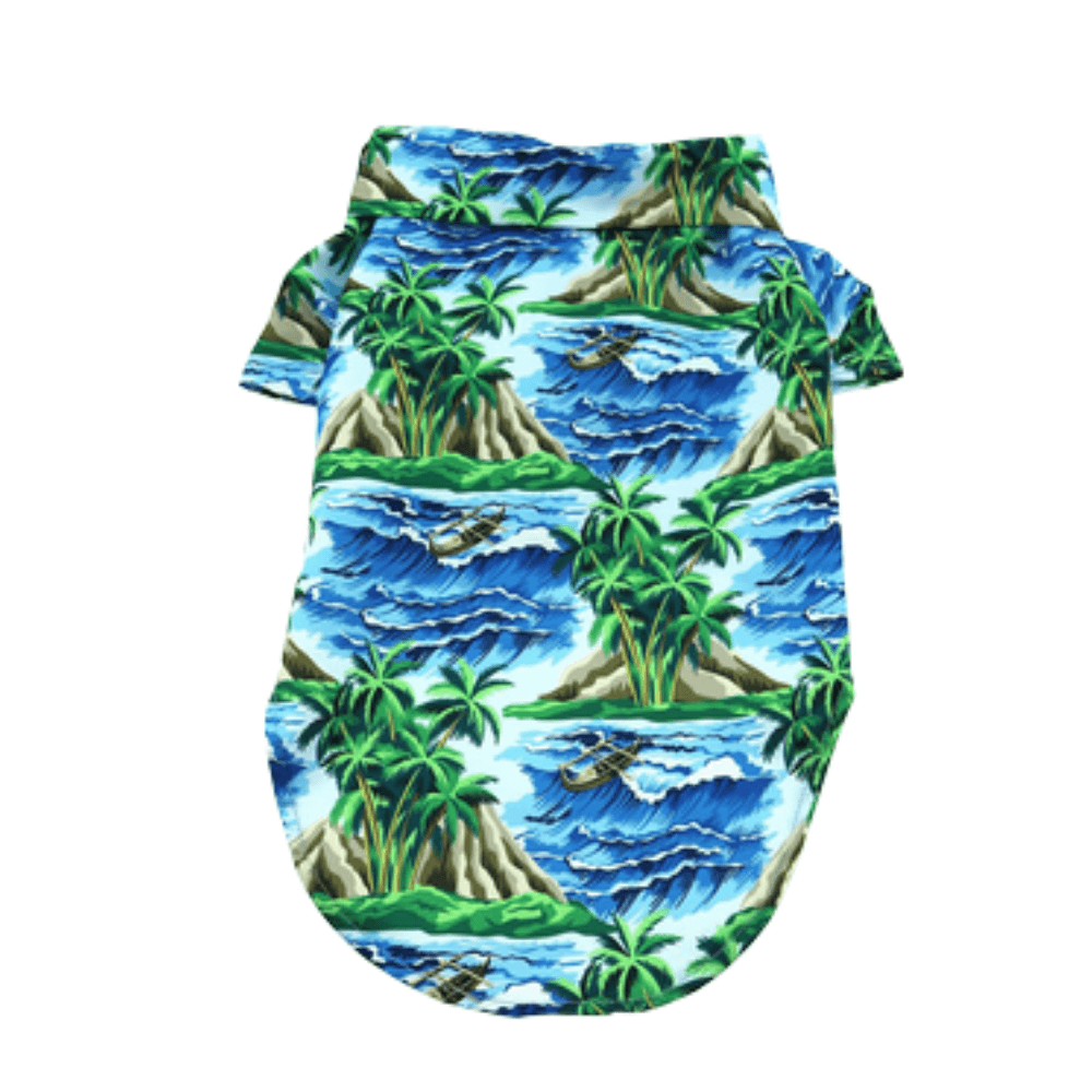 Hawaiian Camp Shirt - Island Life - Pooch Luxury