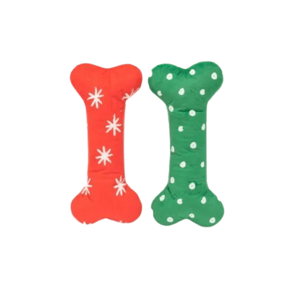 Holiday Patterned Bones - Large 2 Pack - Pooch Luxury