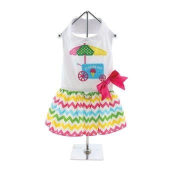 Ice Cream Cart Dress with Matching Leash - Pooch Luxury