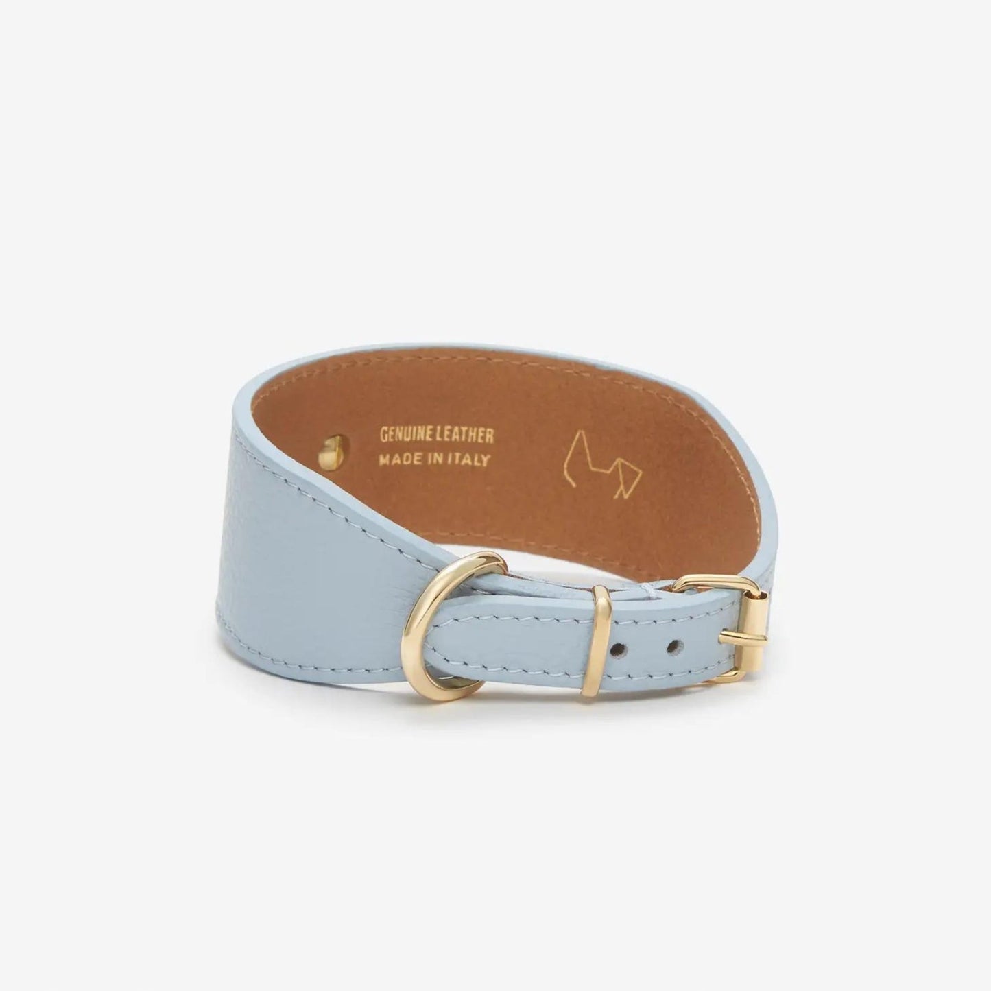 Juno Sky Blue Greyhound Collar - Pooch Luxury