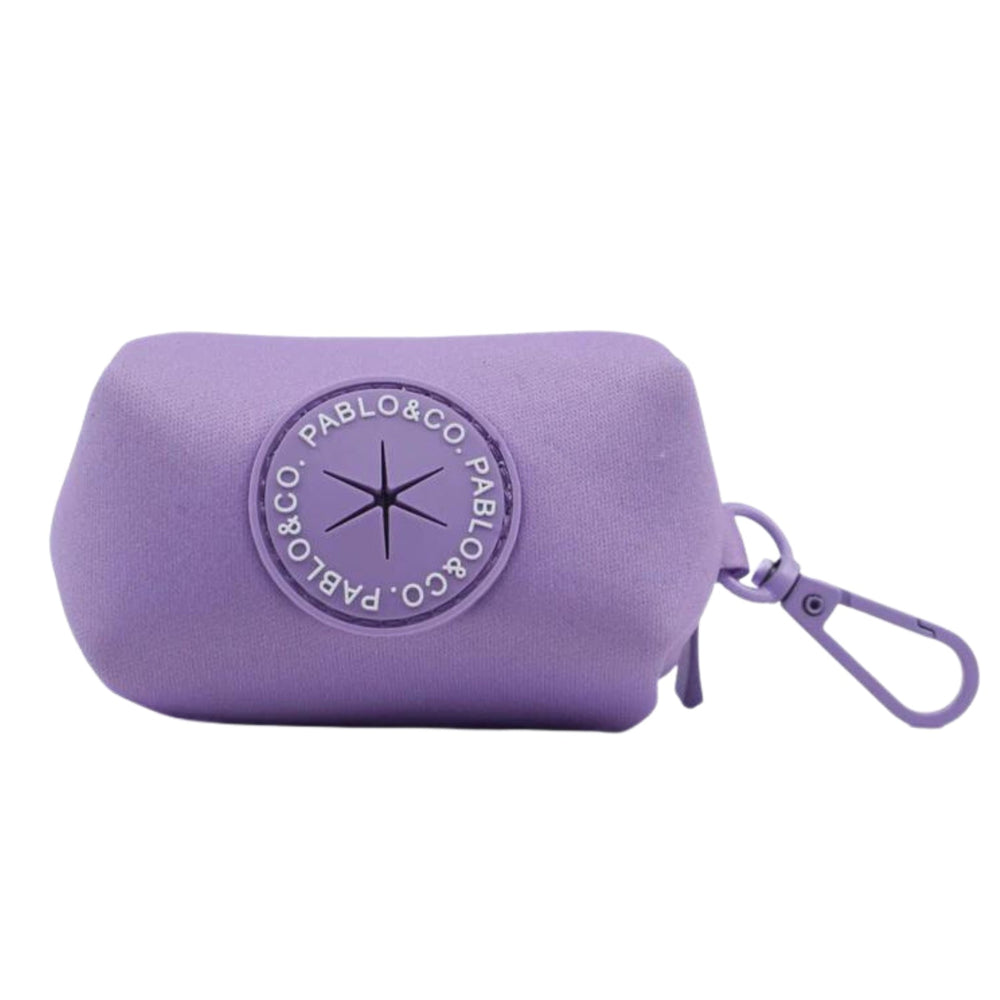 Lilac Poop Bag Holder - Pooch Luxury