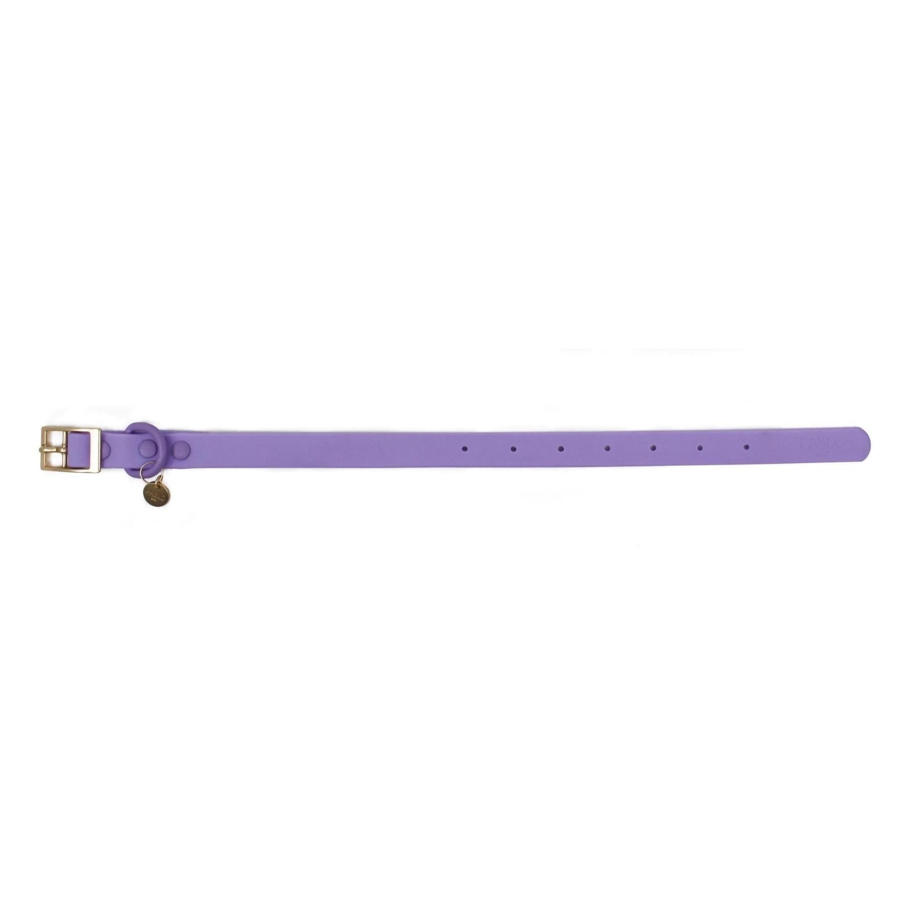 Lilac Waterproof Collar - Pooch Luxury