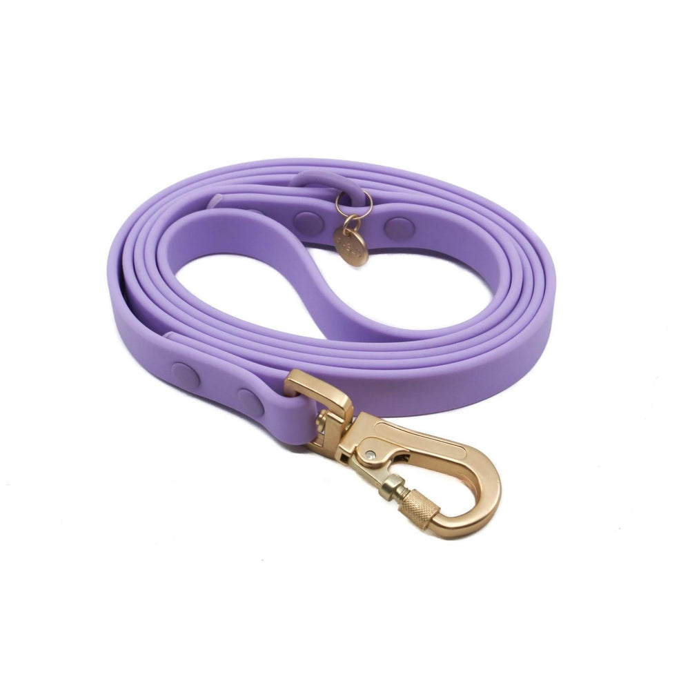 Lilac Waterproof Leash - Pooch Luxury