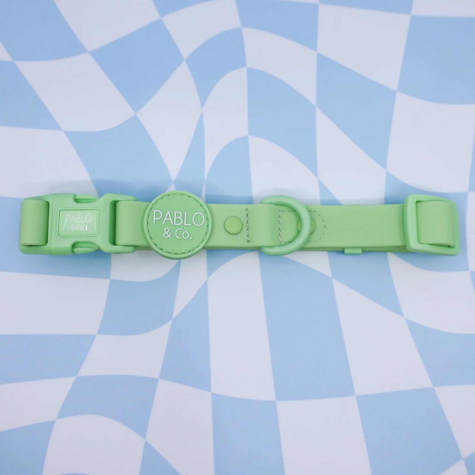 Lime Waterproof Collar - Pooch Luxury