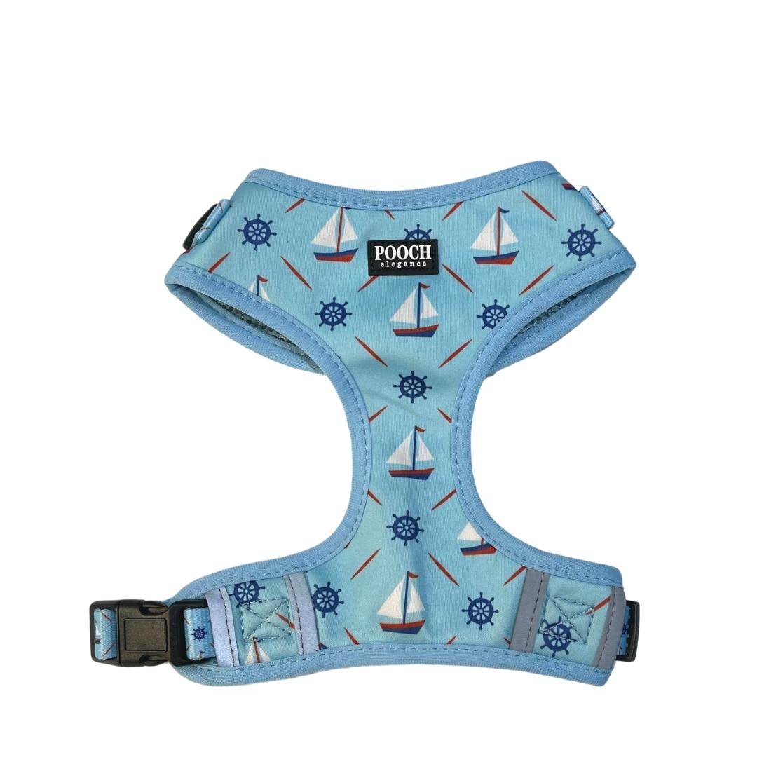 Little Boats Adjustable Dog Harness - Pooch Luxury