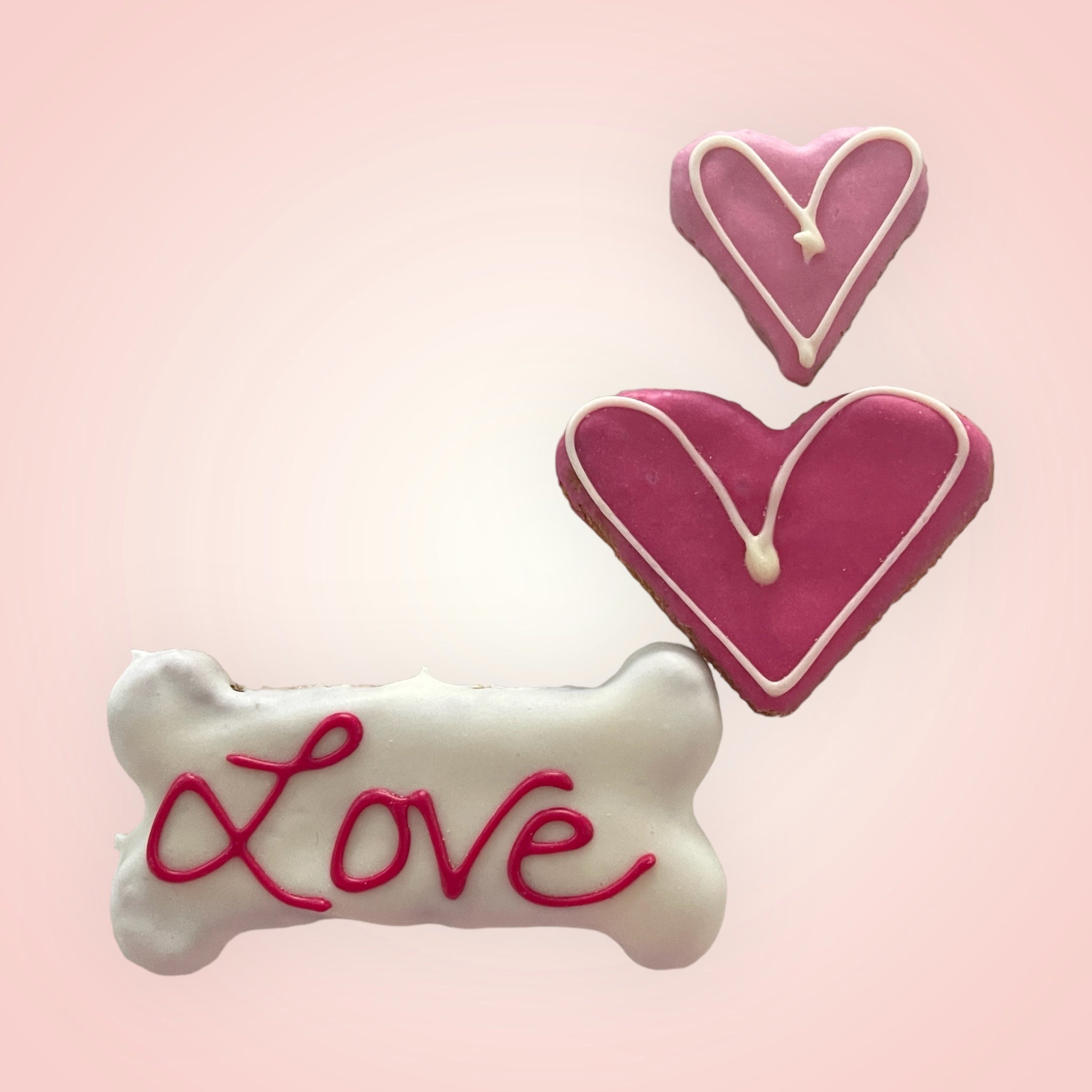 Love and Heart Dog Gift Box - Pooch Luxury